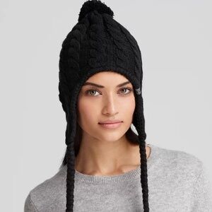 The North Face® Fuzzy Earflap Beanie Black